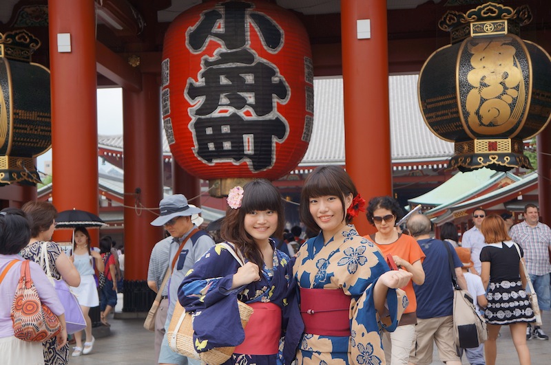 Nao y Kana con Yukata