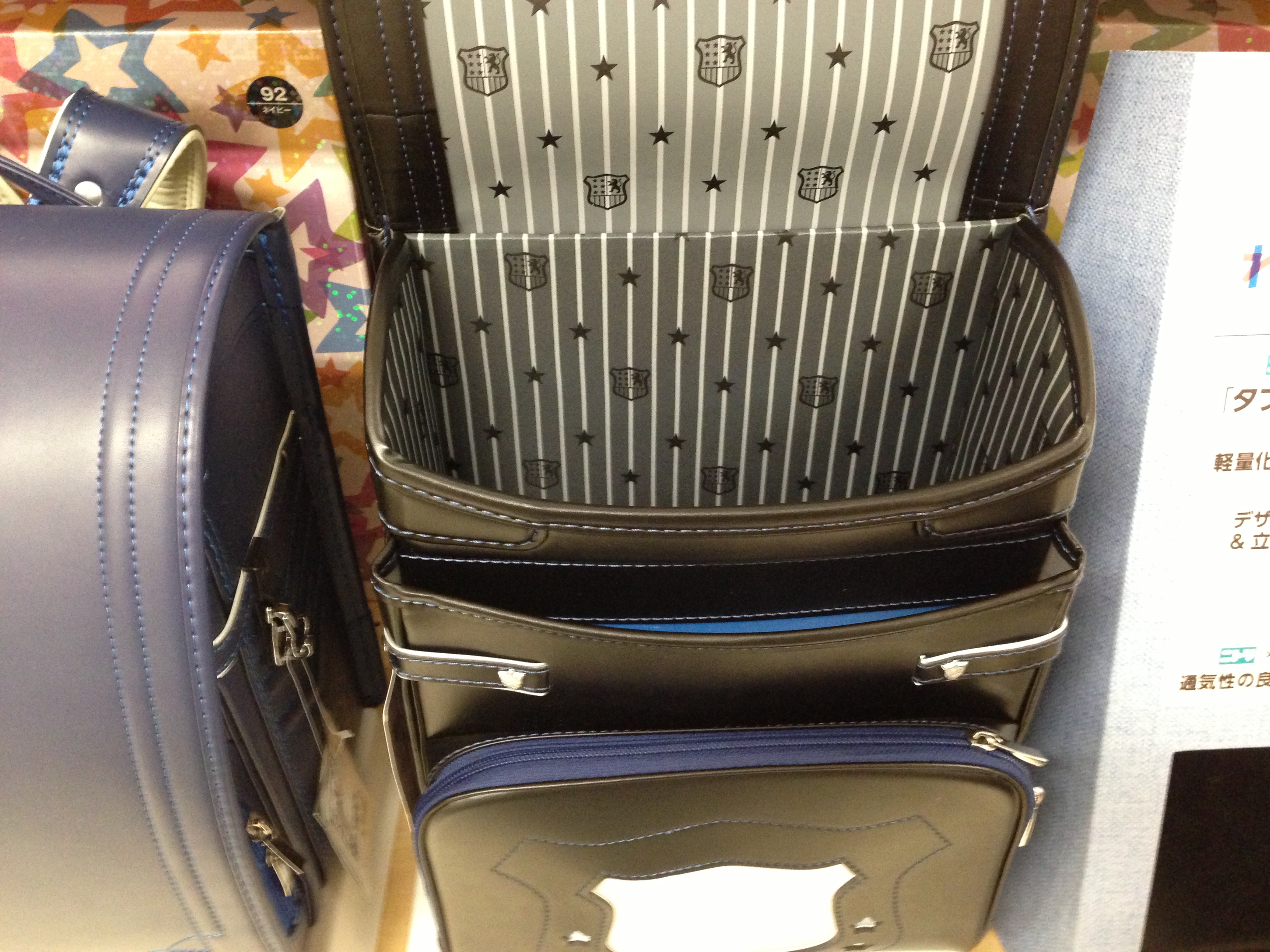 Mochila por dentro