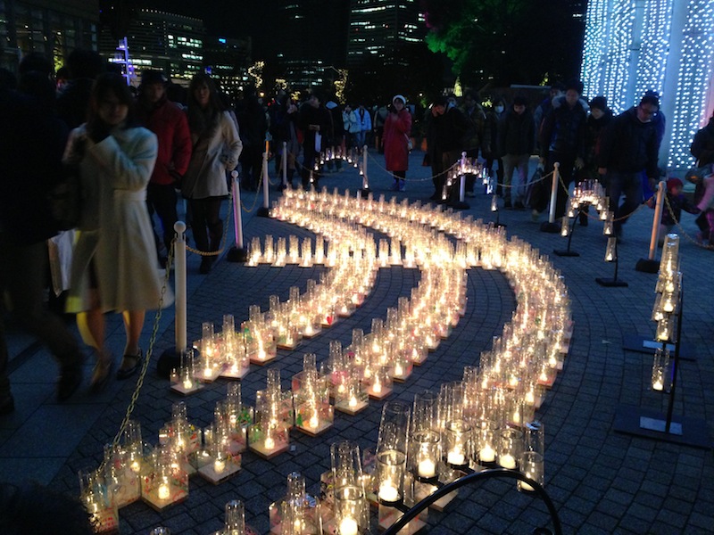 Velas en Yokohama
