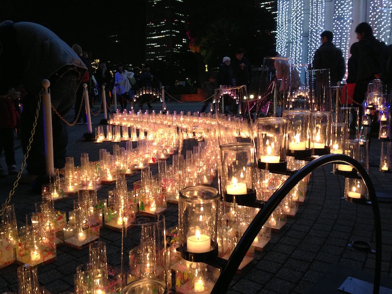 Velas en Yokohama
