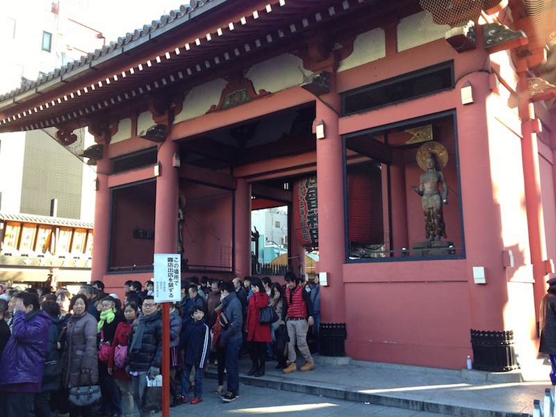 Hatsumoude en Asakusa