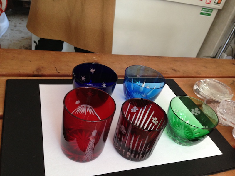Vasos de Edo Kiriko