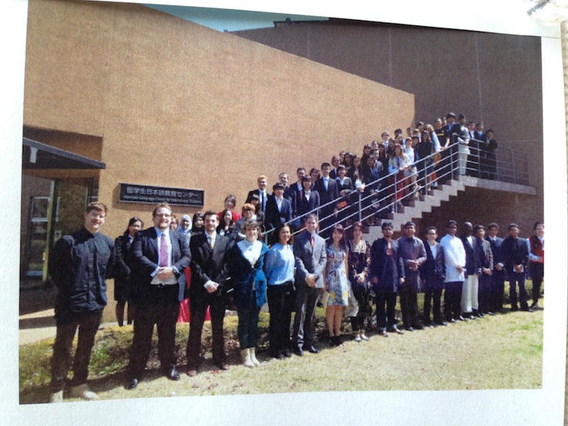 Foto de los estudiantes extranjeros