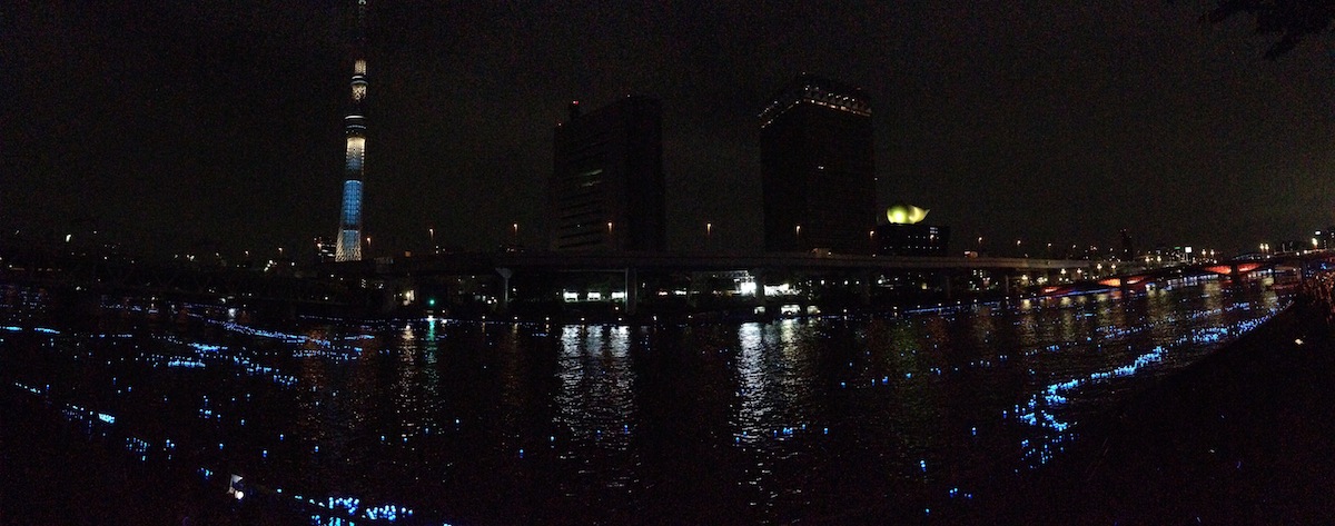 Panorámica del Hotaru festival