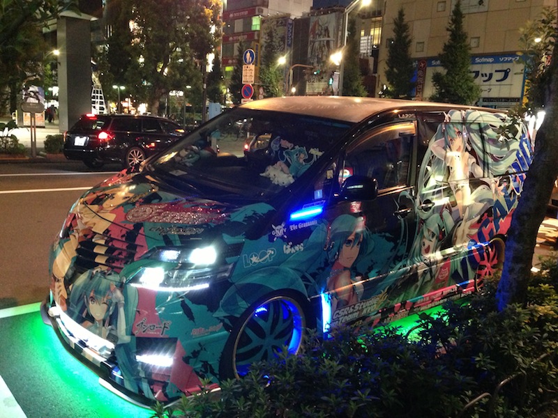 Furgoneta en Akihabara